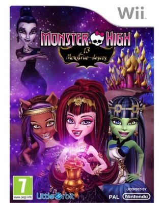 MONSTER HIGH 13 WISHES SEMINUEVO WII MONSTER HIGH 13 WISHES SEMINUEVO WII