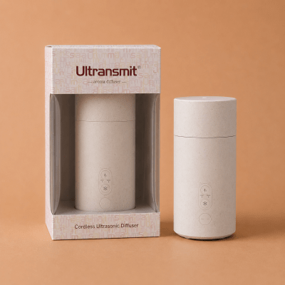 Difusor Ultrasónico Inalámbrico — Fibra de Madera1