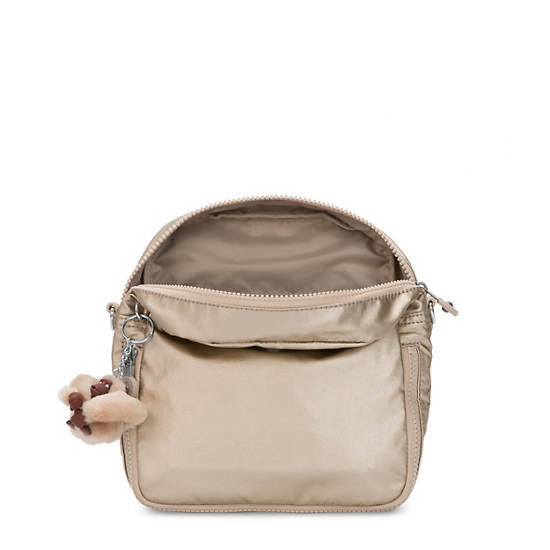 KIPLING MOCHILA ANNIC SMALL STARRY GOLD METALLIC | Krater.cl