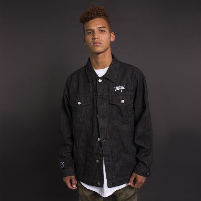 CHAQUETA DENIM NEGRA CHAQUETA DENIM NEGRA