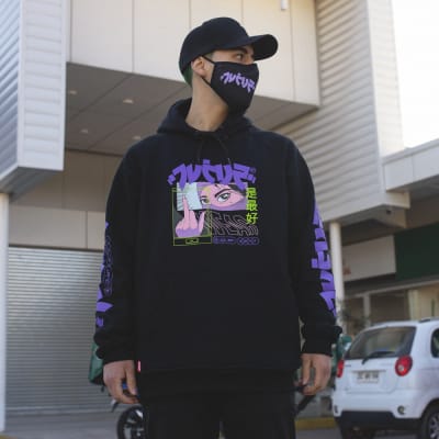 POLERON CANGURO SHIBUYA BLACK POLERON CANGURO SHIBUYA BLACK