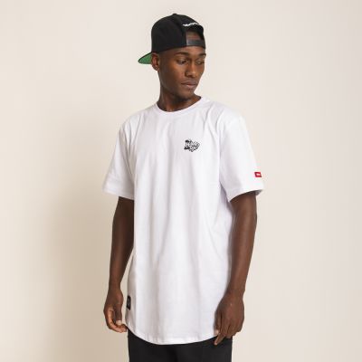 POLERA LONGFIT LOGO CLASICO BLANCA POLERA LONGFIT LOGO CLASICO BLANCA