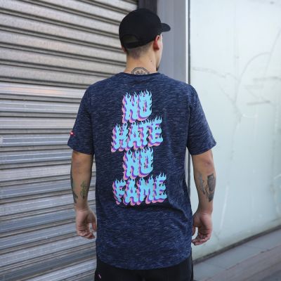 POLERA LONGFIT FLAMA AZUL MARINO POLERA LONGFIT FLAMA AZUL MARINO