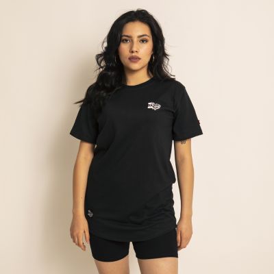 POLERA LONGFIT LOGO CLASICO NEGRA POLERA LONGFIT LOGO CLASICO NEGRA
