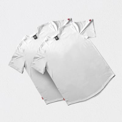 PACK LONGFIT BASIC (2 POLERAS LONGFIT BLANCAS) PACK LONGFIT BASIC (2 POLERAS LONGFIT BLANCAS)