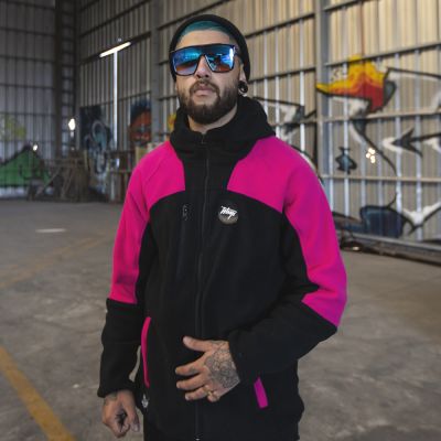 POLERON POLAR FUCSIA / NEGRO POLERON POLAR FUCSIA / NEGRO
