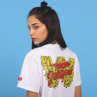 POLERA PAPAS FRITAS BLANCA POLERA PAPAS FRITAS BLANCA
