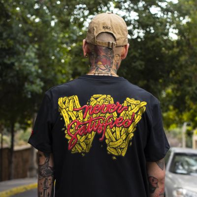 POLERA PAPAS FRITAS NEGRA POLERA PAPAS FRITAS NEGRA