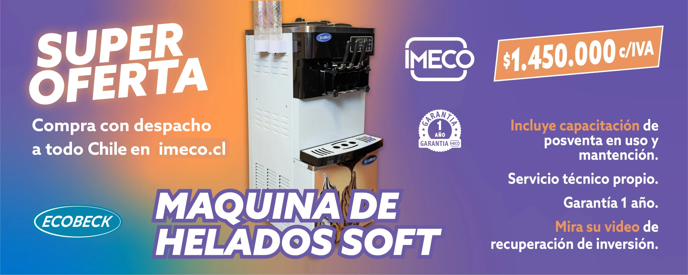 Máquina de Helados Soft