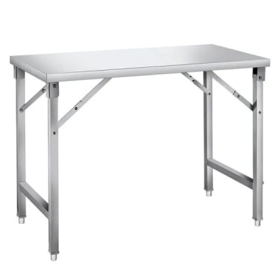 MESA PLEGABLE  DE TRABAJO PATAS CUADRADAS