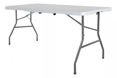 MESA PLEGABLE RECTA ACERO INOXIDABLE
