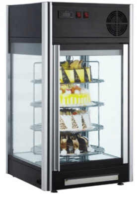 VITRINA REFRIGERADA CIRCULAR GIRATORIA