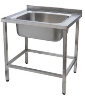 LAVAFONDO 1 TACHO SS ACERO INOXIDABLE ECOBECK