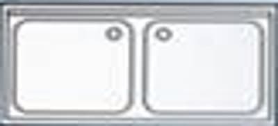 LAVAFONDOS 2 TACHOS ACERO INOXIDABLE ECOBECK