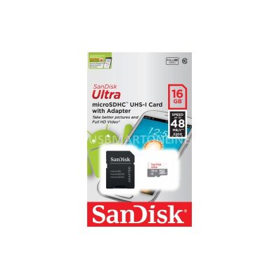 Memoria Micro Sd 16gb Sandisk Clase 10 80mb - Revogames Memoria Micro Sd 16gb Sandisk Clase 10 80mb - Revogames