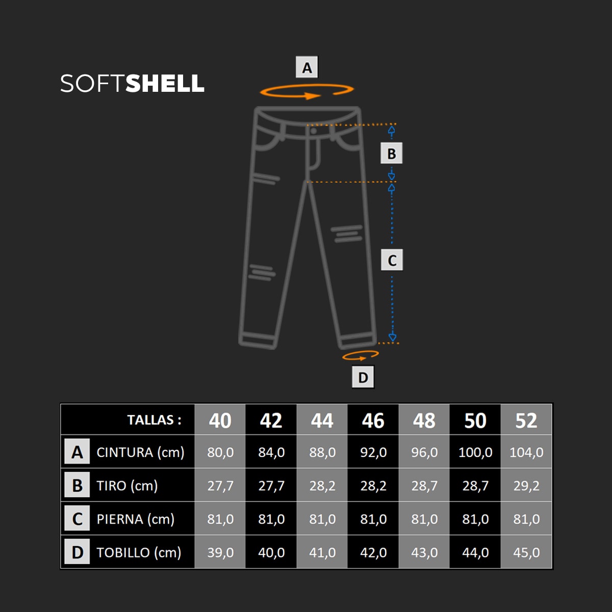 Equivalencia Tallas Pantalones Dockers Guia De Tallas Dockers