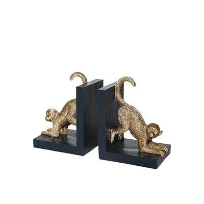 MONKEY BOOKEND SET MONKEY BOOKEND SET