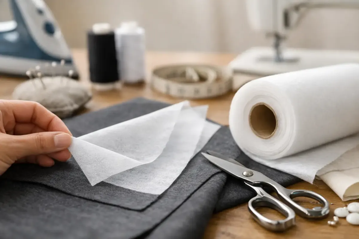 ¿Para qué sirve la entretela adhesiva al coser?
