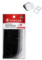 PARCHES BLANCO-GRIS-NEGRO PLANCHA (4UN)