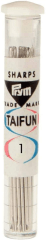 AGUJAS LARGAS TAIFUN #1 acero 1x48mm (25UN) 0