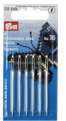 AGUJAS P/BORDAR SIN PUNTA 16