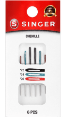 AGUJAS OJO COLOR CHENILLE 22-24-26 (6UN)