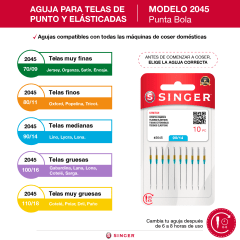 AGUJAS BLISTER 2045-100/16