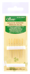 6 AGUJAS TAPICERIA OJO DORADO #24 0