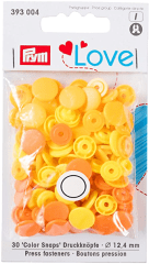 BROCHE PRES. PRYM LOVE 12,4MM AMARILLO