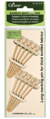 ALFILERES PARA MARCAR DE BAMBU (10UN)