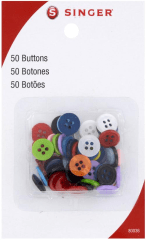 BOTONES COLORES SURTIDOS (50UN)