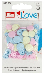 BROCHE PRES. PRYM LOVE 12,4MM CORAZON ROS/V/CEL