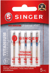 AGUJAS UNIVERSAL TITANIUM 80-90-100 (5UN)