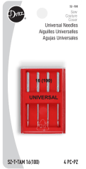 AGUJA MAQUINA UNIVERSAL 100/16 PUNTA ESTANDAR 0