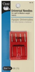 AGUJA MAQUINA UNIVERSAL 75/11 PUNTA ESTANDAR