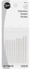 12 AGUJAS P/BORDAR