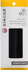 VELCRO ADHESIVO TIRAS NEGRO