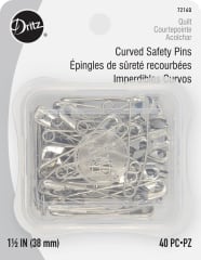 ALFILERES DE GANCHO CURVOS 38MM(40UN)