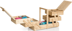 CAJA DE COSTURA MADERA CLARO M