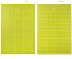 BASE DE CORTE DOBLE CARA VERDE AGUA 60 X 90 CM/24 X 36 PULG.
