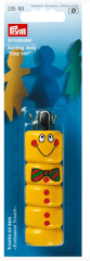 MUÑECO PARA TEJIDO MADERA AMARILLO