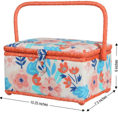 COSTURERO CANASTO GRANDE (FLORAL) S/ACC