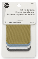 PARCHE TERMOADHESIVO CLARO SURT 5.1 X 7.62CM (8UN)