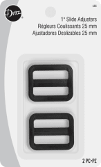 AJUSTADORES DESLIZABLE 25MM NEGRO (2UN) 3