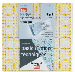 REGLA UNIVERSAL CON ESCALA EN PULGADAS 6X6 OMNIGRID BY PRYM