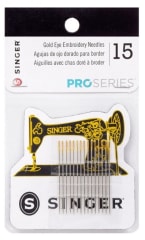 MAGNETO AGUJAS BORDADO OJO DORADO PROSERIES (15UN)