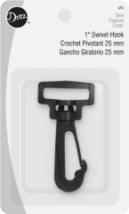 GANCHO GIRATORIO PLASTICO 25MM 2