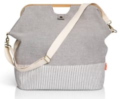 BOLSO STORE & TRAVEL CANVAS & BAMBU M GRIS