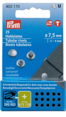 REMACHES TUBULARES 3-4MM PLATEADOS (25PZ)