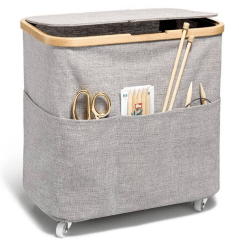 CAJA CANVAS/BAMBU MULTI PLEGABLE GRIS